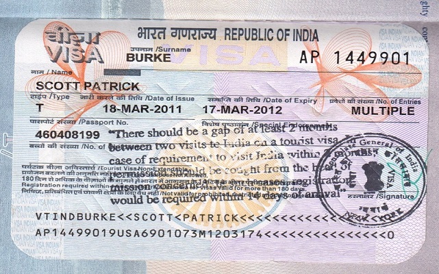 ویزای توریستی هند